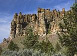 Clarno Palisades John day Fossil Beds National Monumnet